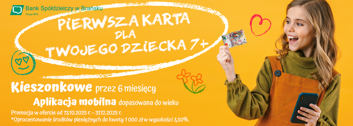 BS BRANSK KARTA DLA DZIECI 700 x 250