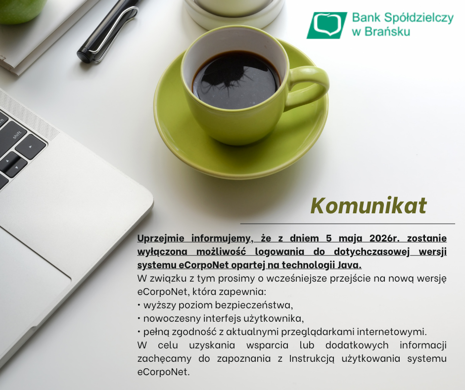 Komunikat eCorpoNet od 05.05.2026