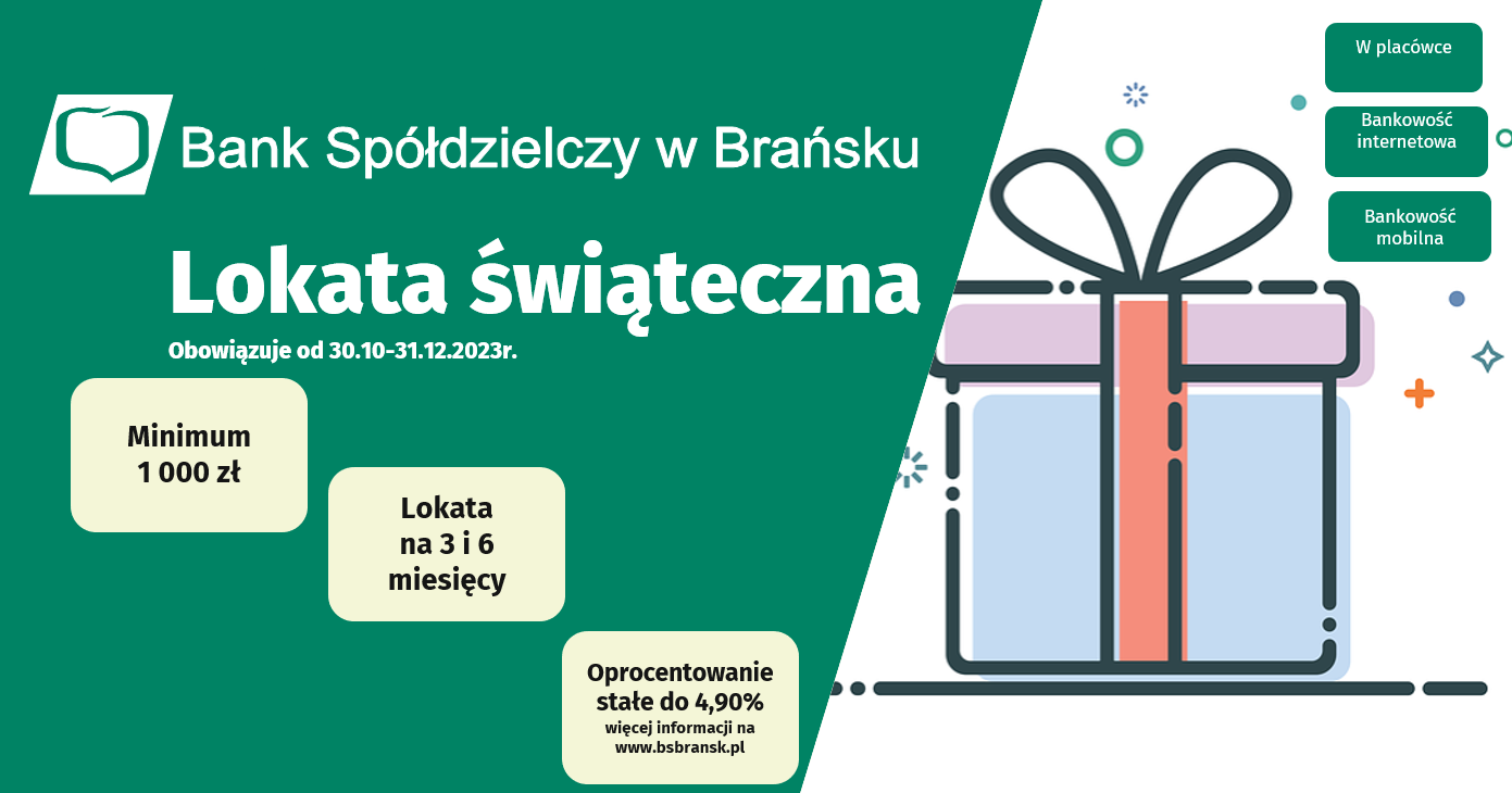 Lokata świateczna 30.10