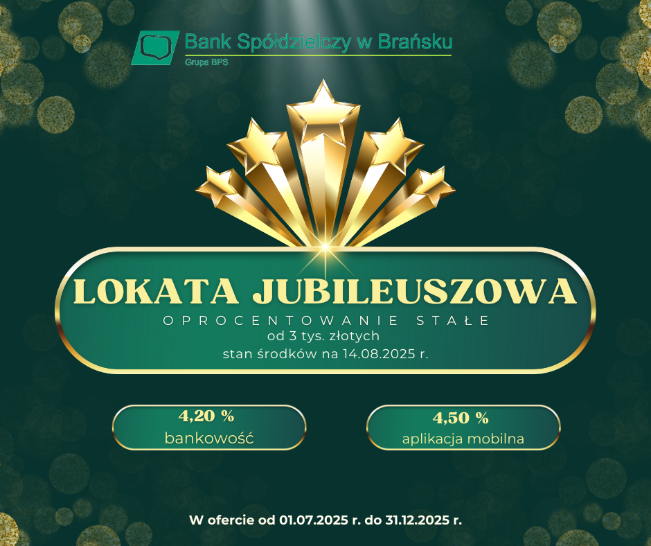 Lokata jubileuszowa 2