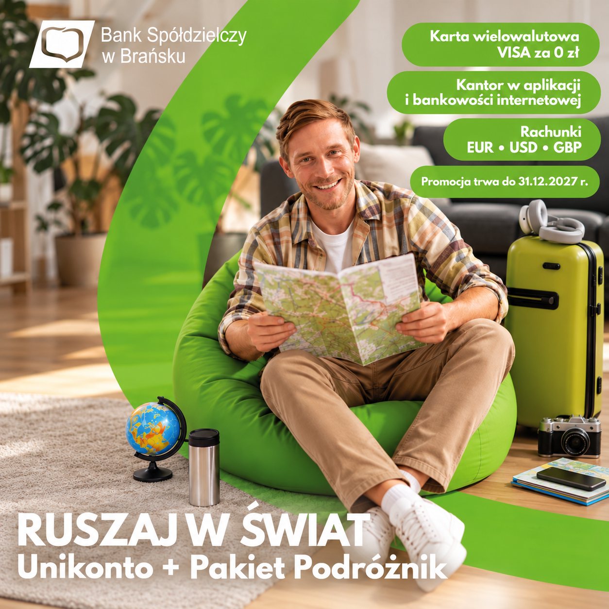 Miniatura Bank Spółdzielczy Ruszaj w świat