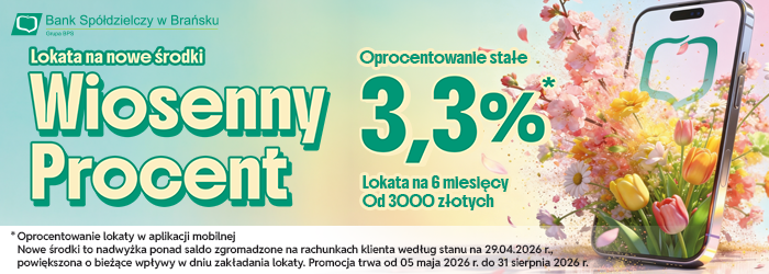 Wiosenny Procent 700 x 250
